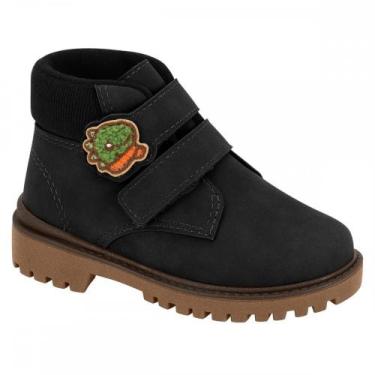 Imagem de Bota Molekinho 2144238 Coturno Menino Bebê, Preto, 23