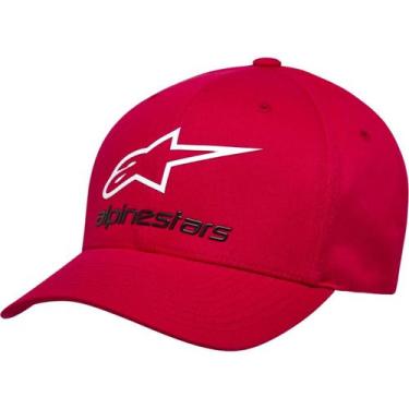 Imagem de Bone Alpinestars Always 2.0 Vermelho Branco Preto, S/M (P/M)