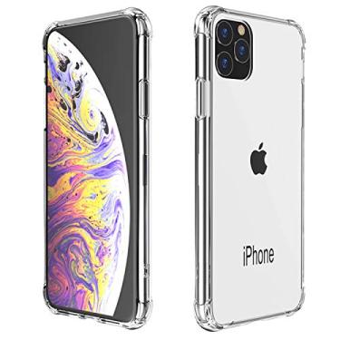 Imagem de Capa LBYZCASE para iPhone 11 XI Pro Max 2019, ultrafina, acolchoada de ar fina, à prova de choque, resistente a arranhões, borracha de poliuretano termoplástico, película macia, silicone,