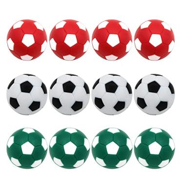 Imagem de BQSPT Bolas de pebolim bolas de foose bolas de futebol de mesa bolas de substituição multicoloridas oficiais de jogo de mesa tamanho 32 mm mini bolas de peosball - conjunto de 12