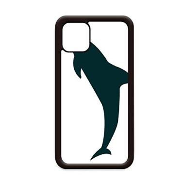 Imagem de Capa Blue Ocean Friendly Streamline Dolphin para iPhone 12 Pro Max para Apple Mini Mobile Case Shell