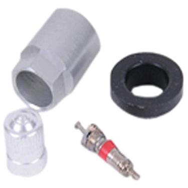 Imagem de GM Genuine Parts 19117460 Kit de válvula de monitoramento de pressão de pneu (TPMS) com tampa, núcleo, ilhós e porca