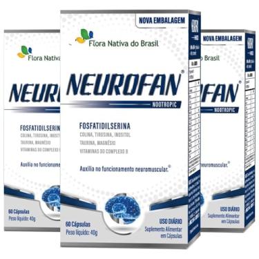 Imagem de KIT 3X NEUROFAN (Fosfatidilserina + Vitaminas) 60 cápsulas - Flora Nativa