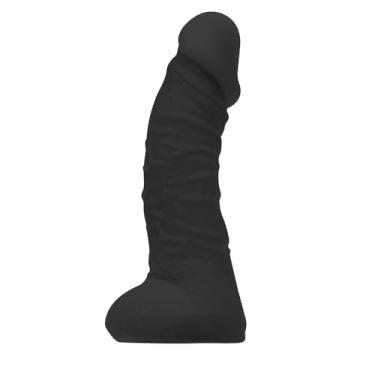 Imagem de Pênis de Borracha com Veias Hades 16 x 4cm Preto