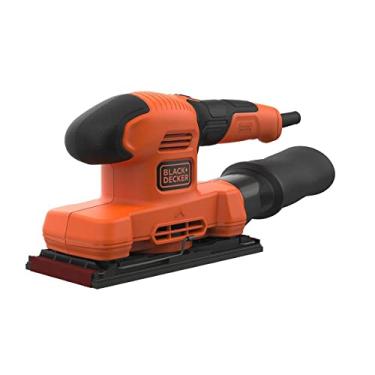 Imagem de BLACK+DECKER Lixadeira Orbital, Potência de 150W, com Saco Coletor e Empunhadura Emborrachada, Modelo BEW220, 220V