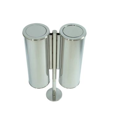 Imagem de Lixeira Externa Dupla 50L com Aro basculante