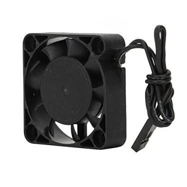 Imagem de WBTY Ventilador de resfriamento RC plástico leve velocidade rápida RC Motor Cooler para 1/10 Traxxas 7,4V preto (40 * 40 mm)