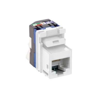 Imagem de Conector Femea Cat5 Rj45 Keystone Lcs2 Bco 33160 Legrand