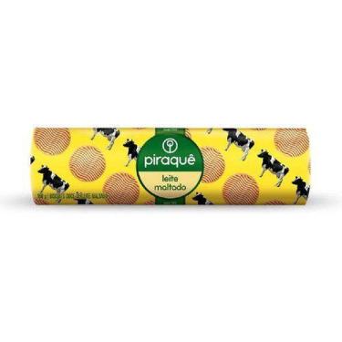 Imagem de Kit C/10 Biscoito De Leite Maltado Piraquê 132g