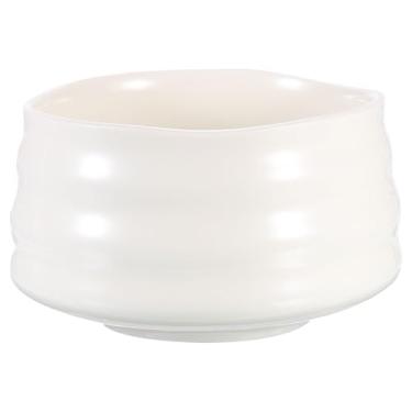 Imagem de HARFINGTON Tigela Matcha Japonesa Chawan Matcha Tigela de Chá Artesanal Xícara de Chá Verde Matcha Cerâmica Cerimonial Para Cerimônia do Chá, Branca