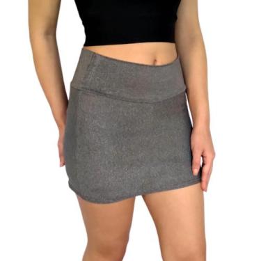Imagem de Mini Saia Feminina Justa Praia Cós Lisa Suplex Pp Ao Plus Size - Serda