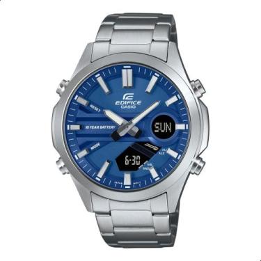 Imagem de Relógio Masculino Casio Edifice Anadigi Azul EFV-C120D-2ADF