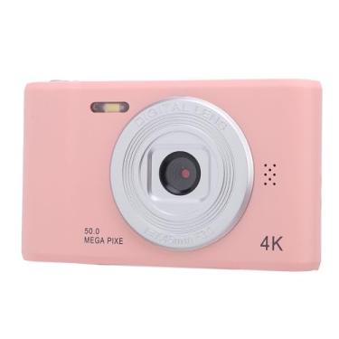 Imagem de Câmera Digital 4K para Fotografia, Câmera Vlogging Anti-vibração de 50 MP Com Zoom 8X, Suporte de tripé, Microfone Embutido, Câmera de Viagem Compacta Com Tela de 2,4 Polegadas