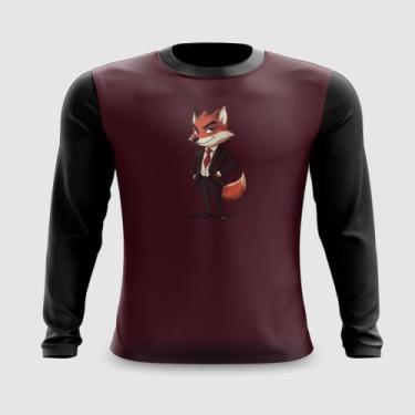 Imagem de Camiseta Manga Longa Raposa Advogada de Terno - FABRIQUETA, GG