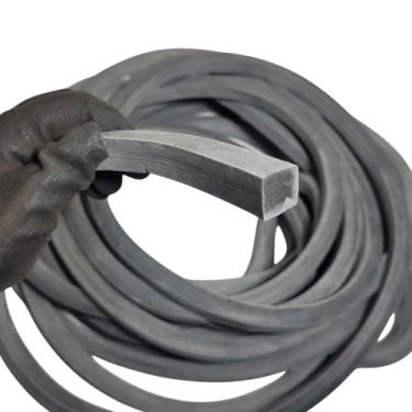 Imagem de Borracha Perfil Esponjoso Vedação 15x15mm SBR Macio - 25 Metros