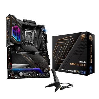 Imagem de ASRock Z890 Taichi Intel Core Ultra LGA1851 RL-ILM DDR5 9600 MHz 256 GB ATX Placa-mãe Thunderbolt Wi-Fi 7 PCIe 5.0 M.2