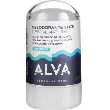 Imagem de Desodorante Alva Pedra Cristal 100 Natural Alva 60g