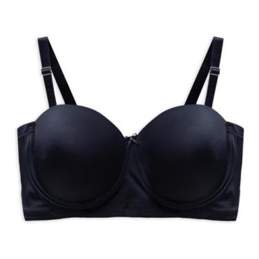 Imagem de Sutiã sem alça Safe Liso - Mivida, Preto, 50