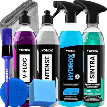 Imagem de Kit Vonixx Selante sem toque Hydrox Shampoo V-floc Revitalizador Intense Apc Sintra 500ml