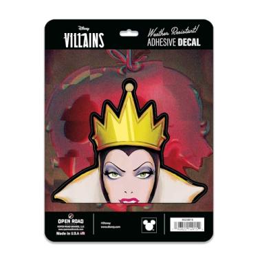 Imagem de Adesivo de vinil Disney Villains Evil Queen – Adesivo Dark Evil Queen para janelas traseiras automáticas ou painéis laterais