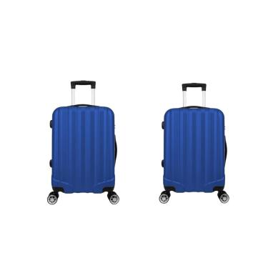 Imagem de Kit Mala de Viagem abs 2 peças Adventure e Action Fortt Azul - MAB01-AZ
