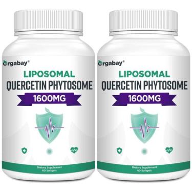 Imagem de Suplemento Orgabay Quercetina Lipossomal 1600 mg Bromelaína 200 mg