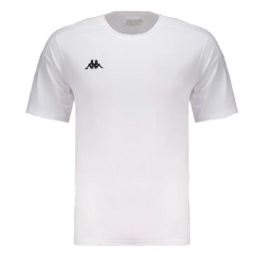 Imagem de Camiseta Masculina Kappa Tully Sports Esportiva Branco, Branco, GG