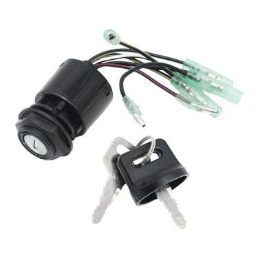 Imagem de DUZFOREI Chave e interruptor de ignição do motor de barco 35100ZV5013, caixa de controle remoto do motor de popa para Honda BF115 BF135 BF150 BF200 BF225, substitui 35100-ZV5-013