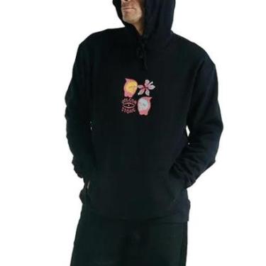 Imagem de Moletom Canguru Volcom Earth Tripper Preto-Masculino