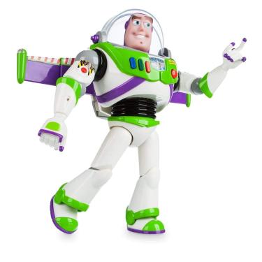 Imagem de Boneco Falante Interativo Buzz Lightyear da Disney História Oficial com Luzes e Frases 