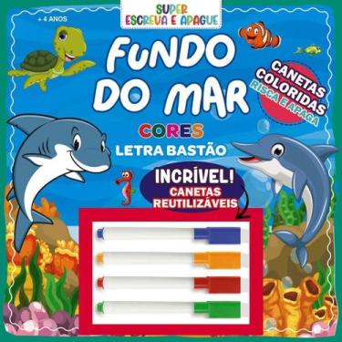 Imagem de Super Escreva e Apague - Fundo do Mar - EDITORA ON-LINE, Sortido