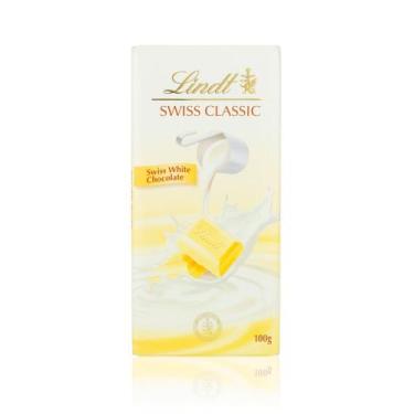 Imagem de Chocolate Lindt Swiss Classic Tablete Branco 100g