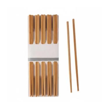 Imagem de Kit Hashi de Bambu Clink 23,5cm com 10 Unidades, Sustentável, Durável 
