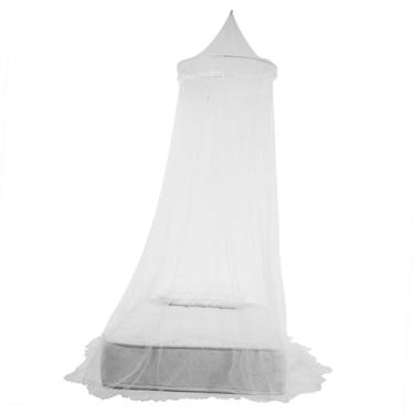 Imagem de Generic Cortina de Dossel para Cama de Renda Princesa Rede Mosquiteira, Dossel de Cama de Cúpula Elegante para Roupa de de Quarto de Meninas, Cortinas de Leves para Decoração de Quarto de Criança