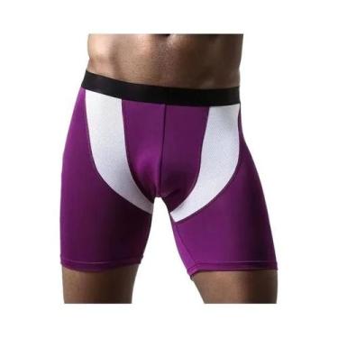 Imagem de Calças Boxer Masculinas Esportivas De Secagem Rápida Em Modal Para Cor