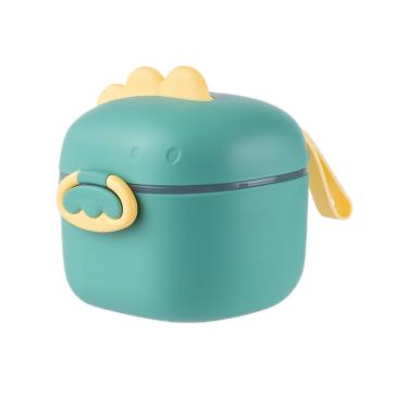 Imagem de Pote Dosador Leite em Pó Verde com Colher Medidora Tam P