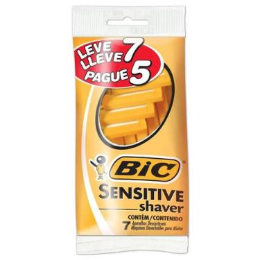 Imagem de Aparelho de Barbear Bic Sensitive Shaver Pouch Leve 7 Pague 5