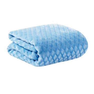 Imagem de Manta amor bebe soft - LOANI, Azul