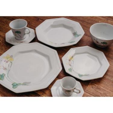 Imagem de Jogo 4 Prato Fundo 24cm Porcelana Schmidt Encanto