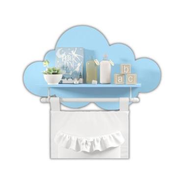 Imagem de Prateleira Nuvem Com Varão (individual) - Tamanho Único - Era uma vez 