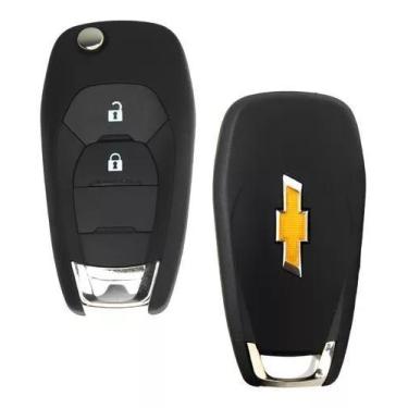 Imagem de Carcaça chave canivete 2 botões gm onix prisma cruze s10 cobalt 2013 a