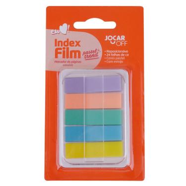 Imagem de Marcador Página Adesivo com 5 Cores Pastel Leonora