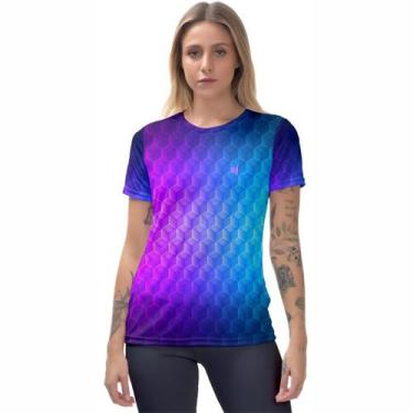 Imagem de Blusa feminina Fitness Roupa Academia Caminhada Treino Ciclismo Muscul