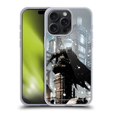 Imagem de Head Case Designs Capa de gel macia oficialmente licenciada do Batman DC Comics Rebirth com estampa icônica de quadrinhos compatível com Apple iPhone 15 Pro Max