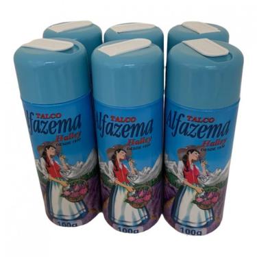 Imagem de Kit contendo 6 Talcos Alfazema Halley Original 100 gr