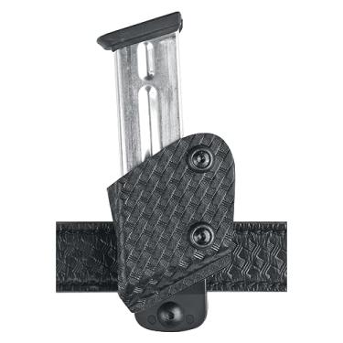 Imagem de Safariland 773 Bolsa de revista de competição de topo aberto, revistas empilhadas de 9 mm (Browning Bdm 9 mm), verde OD, mão direita, passador de cinto de 3,8 cm