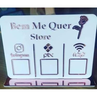 Imagem de Plaquinha de QR CODE PERSONALIZADA - Hs