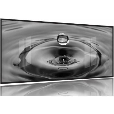 Imagem de Quadro decorativo Arte Gota de Água Mosaico 130x60 Moldura Preta 2x2