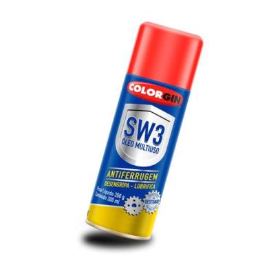 Imagem de Spray óleo lubrificante desengripante sw3 colorgin 350ml - 000026