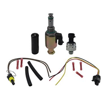 Imagem de KGGMGUG Regulador de pressão de injeção de combustível 7.3L - Válvula IPR e sensor de controle ICP com conector elétrico Pigtail para 1994-2003 F250 F350 F450 F550 E350 E450 E550 Excursion F81A9C968AA
